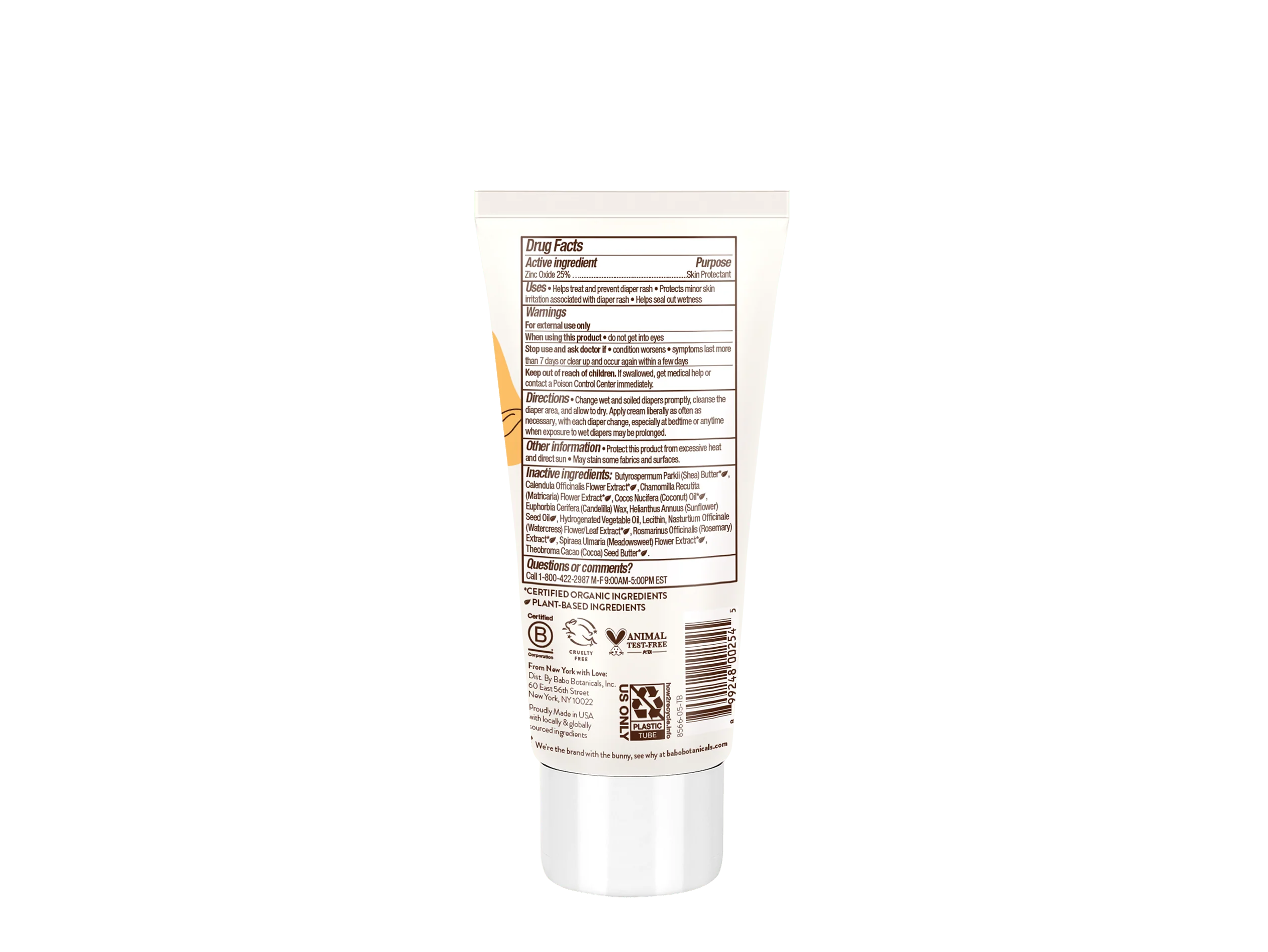 Sensitive Baby Zinc Diaper Rash Cream 3oz - Image 3