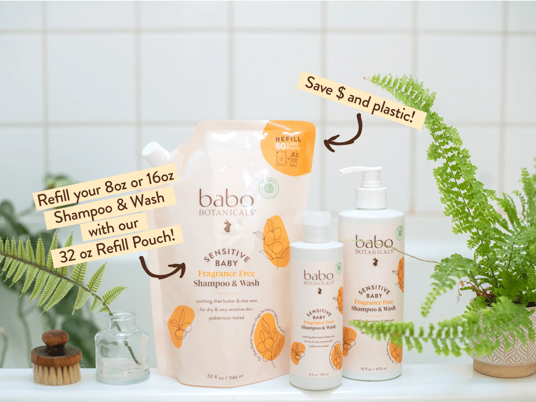 Sensitive Baby Shampoo & Lotion Set - Image 6